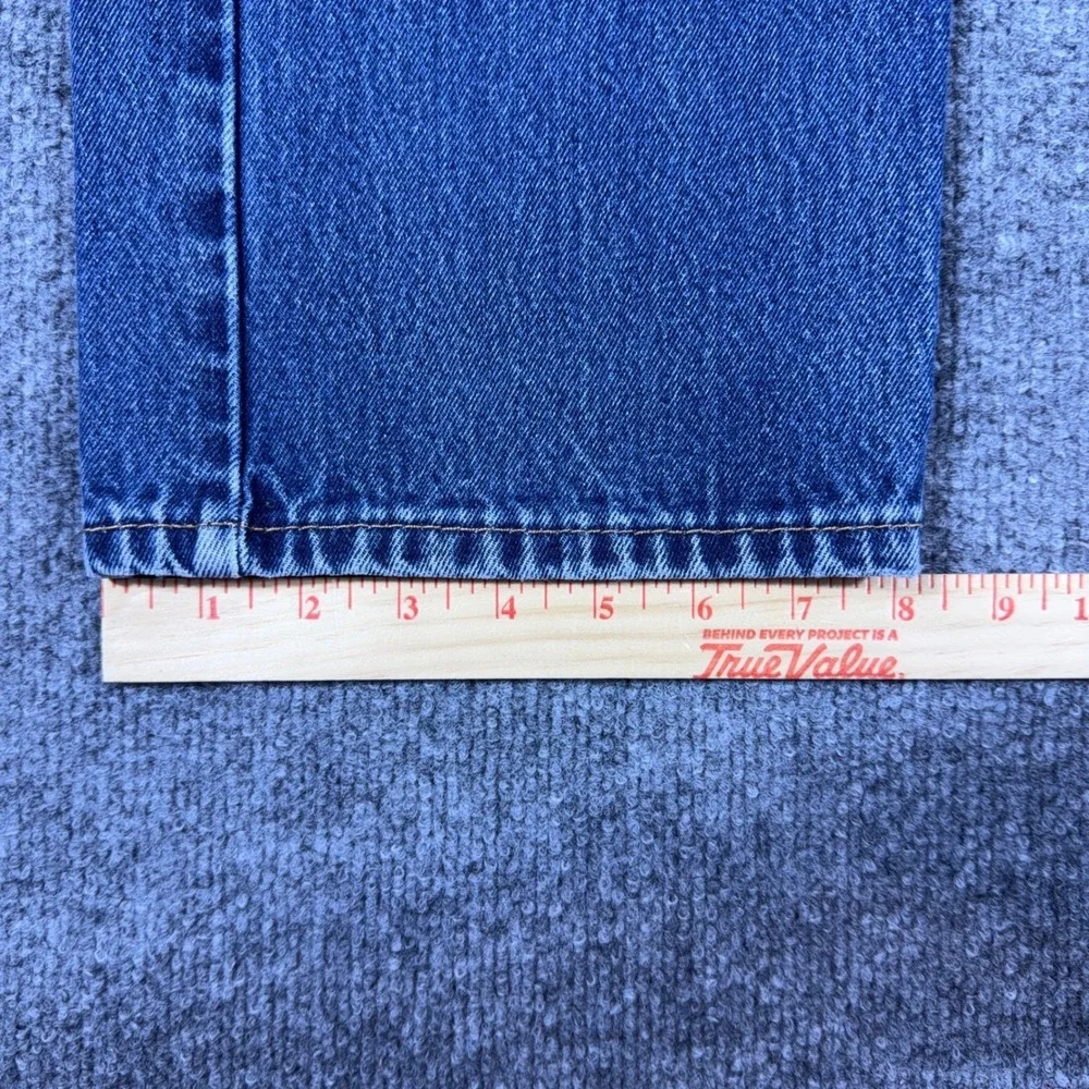 Levis 505 Regular Fit Jeans Mens 36x32 Blue Straight Leg Denim 00505-0216